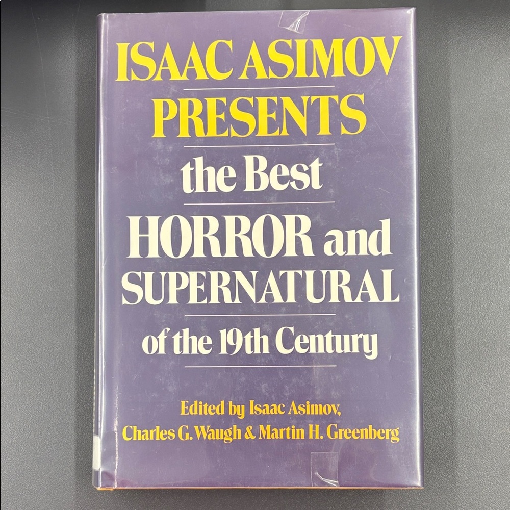 Issac Asimov presents the Best Horror and Supernatural of the 19th Century book